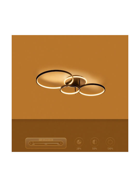 kelvo Ceiling Mount Light 89cm White with Integrated LED