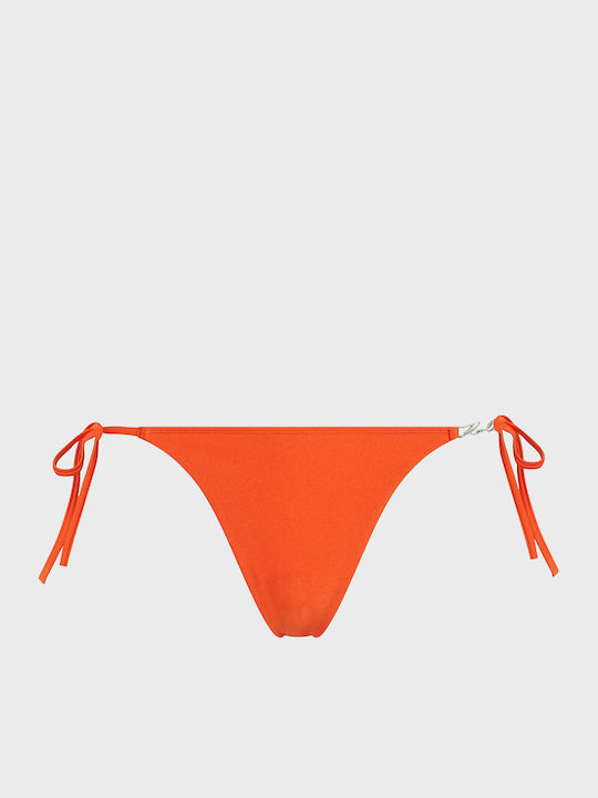 Bikini Slip Orange Red