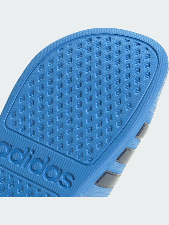 Kids' Flip Flops Slides Turquoise Adilette Aqua