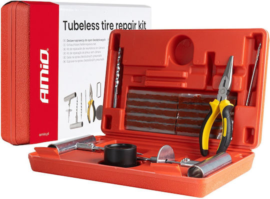 38 Stück Tubeless Reifenreparaturset Amio-04693