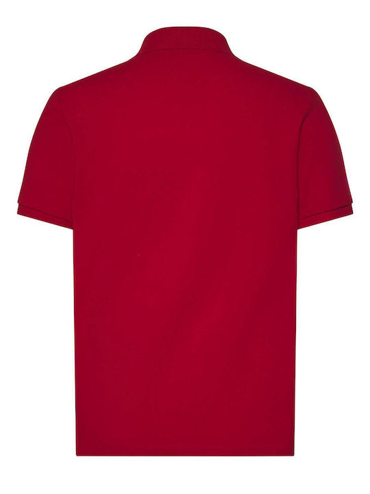 Calvin Klein Polo T-Shirt Burgundisch
