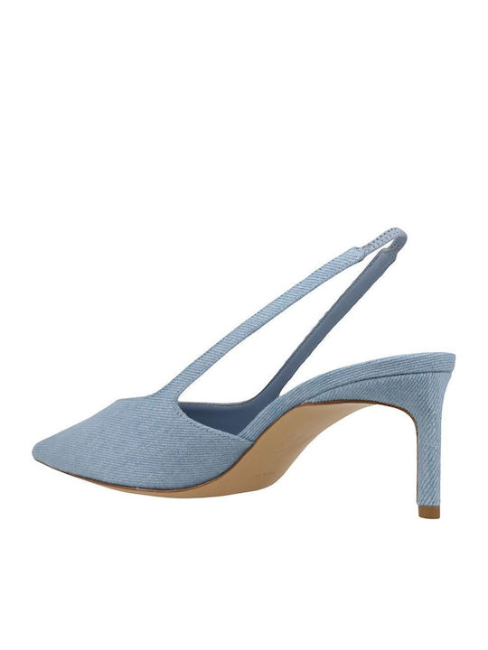 Blue Medium Heels