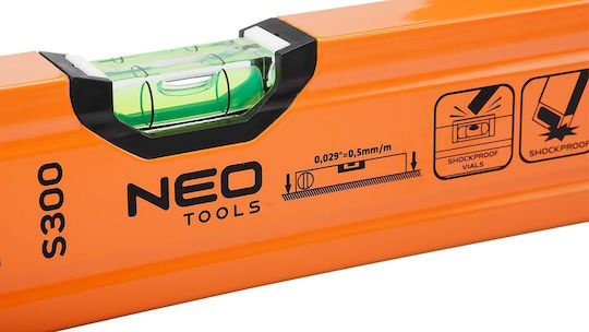 Neo Tools 71-137 Нивелир Алуминиев 180бр с 3 Очи