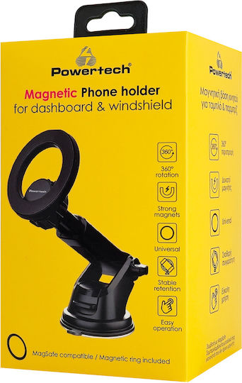 Powertech Auto Handyhalterung mit Magnet MagSafe Schwarz