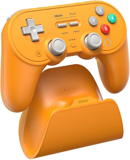 8Bitdo Pro 3 Bluetooth Безжичен Геймпад за Android / PC / Switch / Switch 2 / iOS Оранжев
