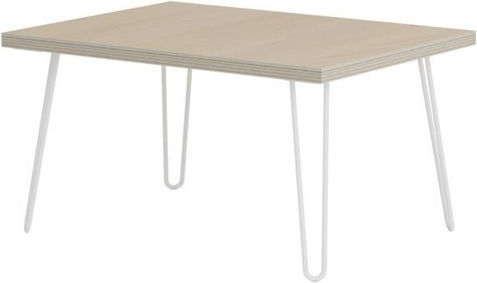 Finetto Metallic Furniture Leg Suitable for Table / Coffee Table 40.6cm Black