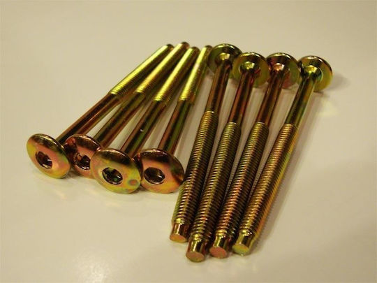 Βίδα Γαλβανιζέ με Διάμετρο M6 και Μήκος 20mm Head