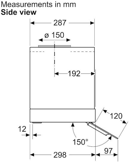 Bosch Absorption Mechanism 60cm Black with Wi-Fi