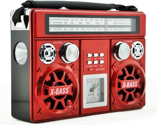 FOX385096 Retro cu Bluetooth și USB Roșu
