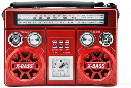 FOX385096 Retro cu Bluetooth și USB Roșu