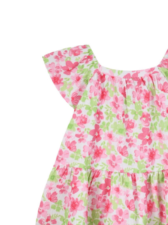 Children's Dress Short Sleeve Floral Floral