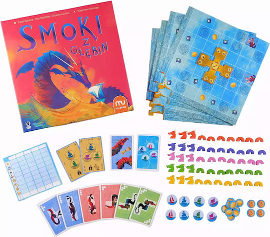 Board Game Dragons from the Depths for 2-5 Players 8+ Years Old (PL) Muduko