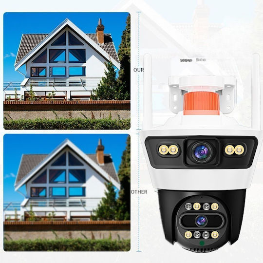 Jortan IP Dual Κάμερα Παρακολούθησης Wi-Fi Full HD+ 4MP Αδιάβροχη με Φακό 2.8-12mm