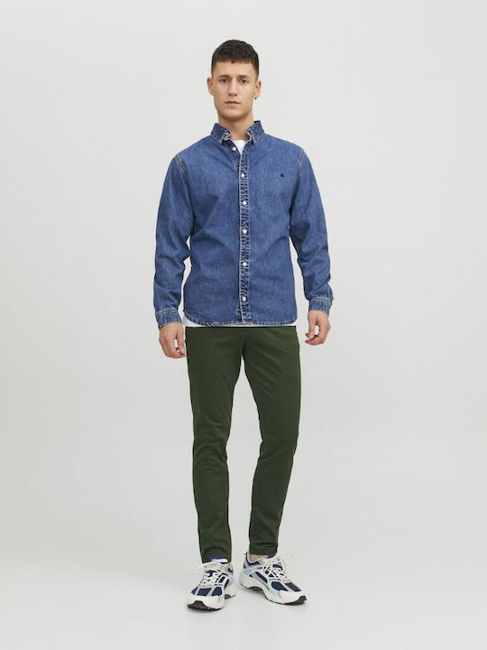 Marco Trousers Chino Elastic in Slim Fit Rosin