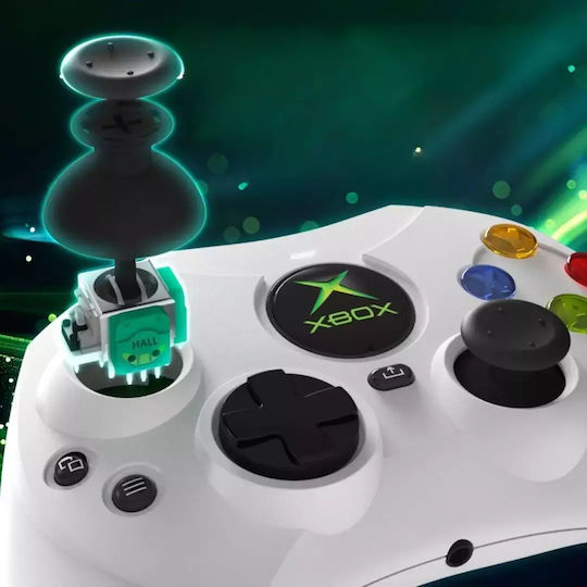 Hyperkin Ενσύρματο Gamepad με Hall Effect Sticks για PC / Xbox Series / Xbox One Λευκό