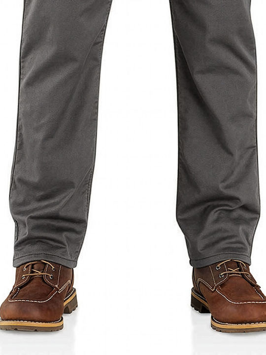 Force Trousers Elastic in Loose Fit Gray