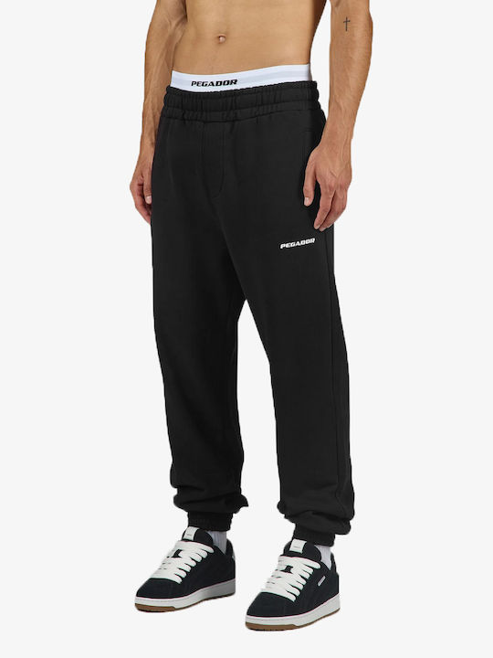 Sweatpants with Elastic Black