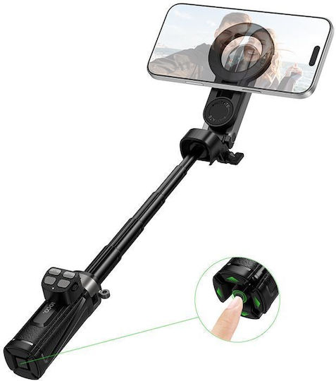 Hoco Selfie Stick with Remote Control & Bluetooth K27 Pro Black 313235