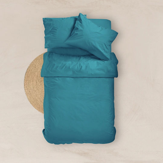 Borea for Single Bed 100x200+25cm with Elastic petrol Borea for Single Bed 100x200+25cm with Elastic petrol