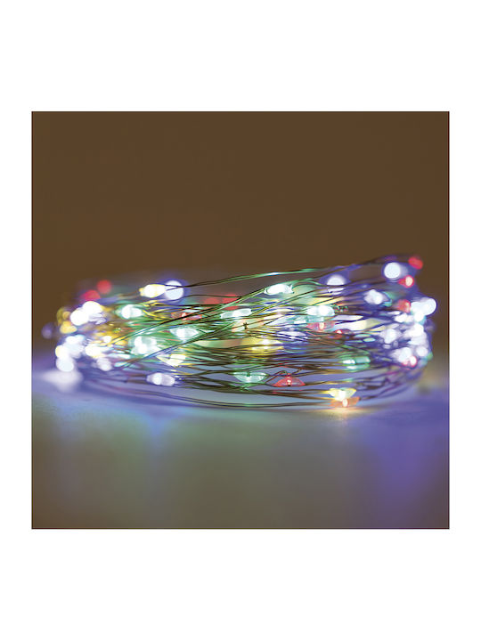 Λαμπάκια LED 50μ. Πολύχρωμα σε Σειρά