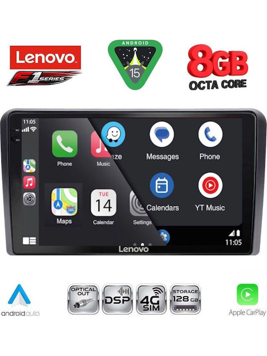Lenovo Car Audio System for Hyundai H-1 2007-2020 (Bluetooth/USB/WiFi/GPS/Apple-Carplay/Android-Auto) with Touch Screen 9"