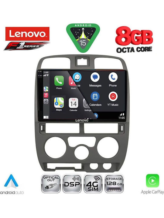 Lenovo Car Audio System Isuzu D-Max 2002-2008 (Bluetooth/USB/WiFi/GPS/Apple-Carplay/Android-Auto) with Touch Screen 9"