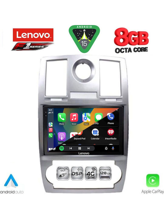 Lenovo Car Audio System Chrysler 300C 2005-2010 (Bluetooth/USB/WiFi/GPS/Apple-Carplay/Android-Auto) with Touch Screen 9"
