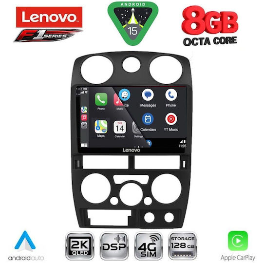 Lenovo Ηχοσύστημα Αυτοκινήτου Isuzu D-Max 2008-2012 (Bluetooth/USB/WiFi/GPS/Apple-Carplay/Android-Auto) με Οθόνη Αφής 9"