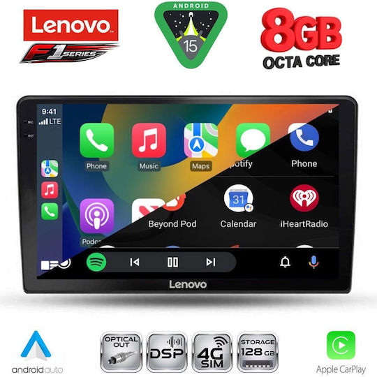 Lenovo Car Audio System for Kia Ceed 2009-2012 (Bluetooth/USB/WiFi/GPS/Apple-Carplay/Android-Auto) with Touch Screen 9"