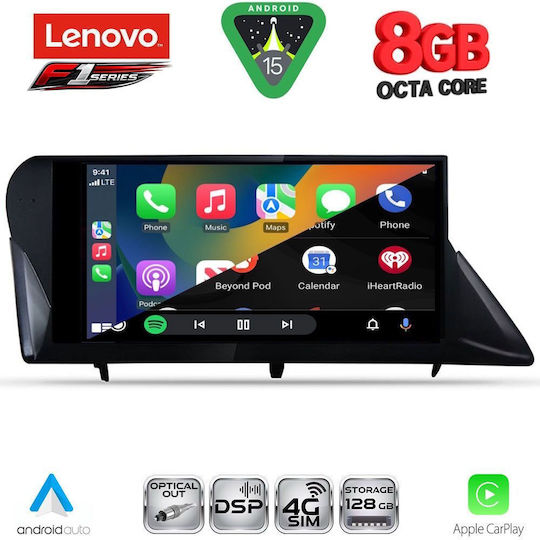Lenovo Car Audio System for Lexus RX 2009-2014 (Bluetooth/USB/WiFi/GPS/Apple-Carplay/Android-Auto) with Touch Screen 9"