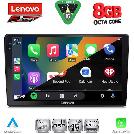 Lenovo Ηχοσύστημα Αυτοκινήτου για Mazda 2 2002-2007 (Bluetooth/USB/WiFi/GPS/Apple-Carplay/Android-Auto) με Οθόνη Αφής 9"
