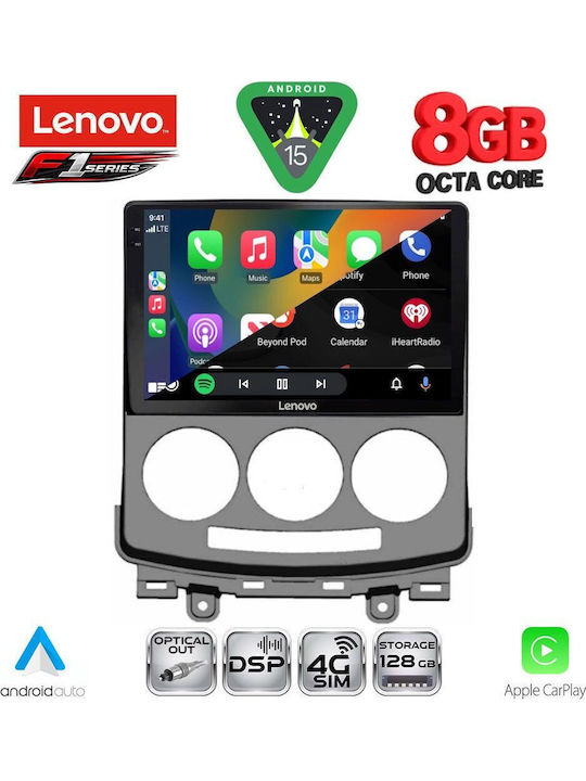 Lenovo Car Audio System for Mazda 5 2004-2010 (Bluetooth/USB/WiFi/GPS/Apple-Carplay/Android-Auto) with Touch Screen 9"