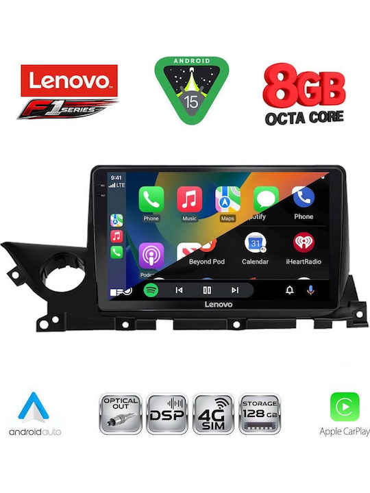 Lenovo Car Audio System for Mazda 6 2021 (Bluetooth/USB/WiFi/GPS/Apple-Carplay/Android-Auto) with Touch Screen 9"