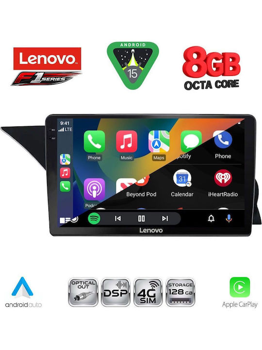 Lenovo Car Audio System for Mercedes-Benz GLK 2013-2017 (Bluetooth/USB/WiFi/GPS/Apple-Carplay/Android-Auto) with Touch Screen 9"