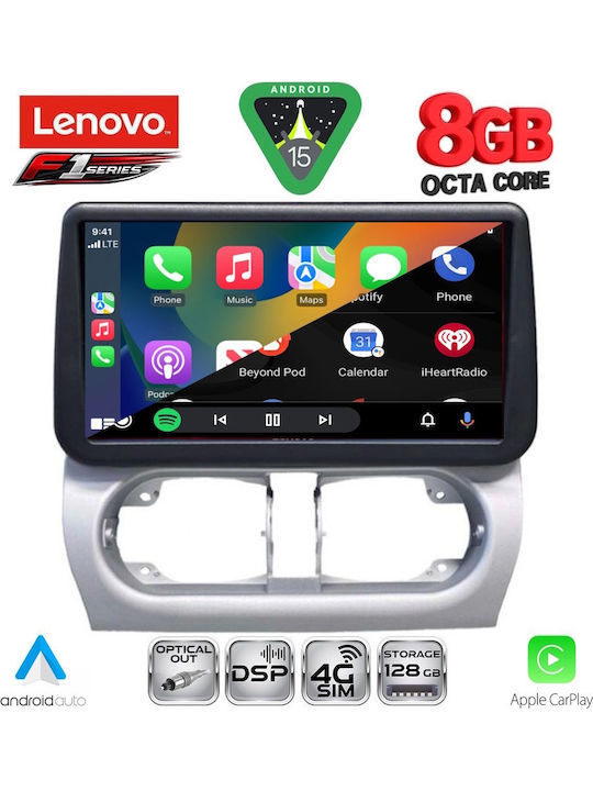 Lenovo Car Audio System for Opel Corsa / Tigra 2000-2006 (Bluetooth/USB/WiFi/GPS/Apple-Carplay/Android-Auto) with Touch Screen 9"