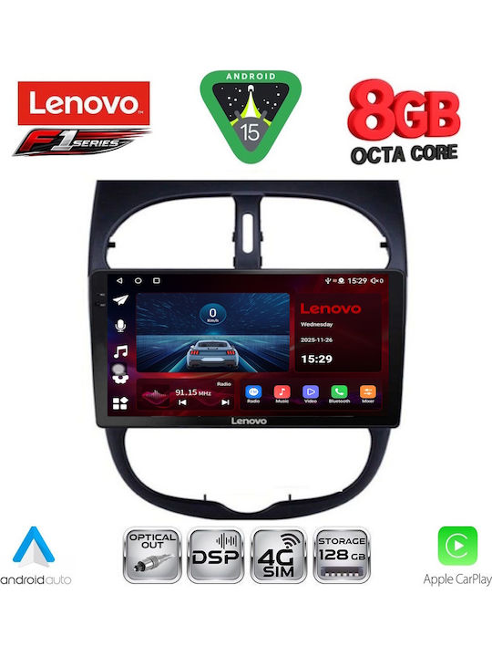 Lenovo Car Audio System for Opel Corsa / Tigra 2000-2006 (Bluetooth/USB/WiFi/GPS/Apple-Carplay/Android-Auto) with Touch Screen 9"