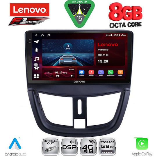 Lenovo Car Audio System for Opel Corsa / Tigra 2000-2006 (Bluetooth/USB/WiFi/GPS/Apple-Carplay/Android-Auto) with Touch Screen 9"