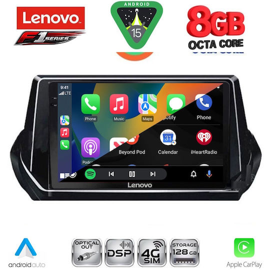 Lenovo Car Audio System for Opel Corsa / Tigra 2000-2006 (Bluetooth/USB/WiFi/GPS/Apple-Carplay/Android-Auto) with Touch Screen 9"