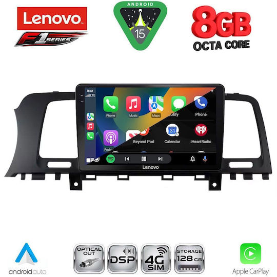 Lenovo Car Audio System for Nissan Murano 2007-2014 (Bluetooth/USB/WiFi/GPS/Apple-Carplay/Android-Auto) with Touch Screen 9"