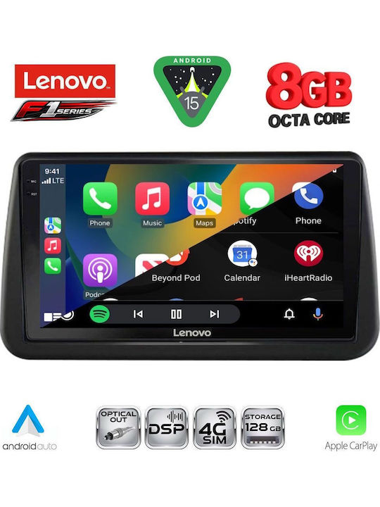 Lenovo Car Audio System for Opel Meriva 2010-2017 (Bluetooth/USB/WiFi/GPS/Apple-Carplay/Android-Auto) with Touch Screen 9"