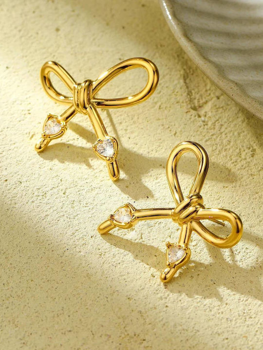 Awear Earrings made of Steel Gold Plated