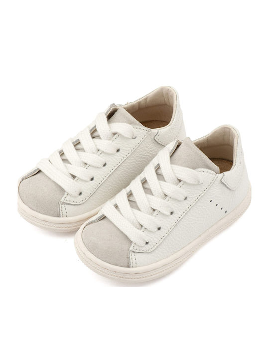 Babywalker White Baptism Leather Sneakers