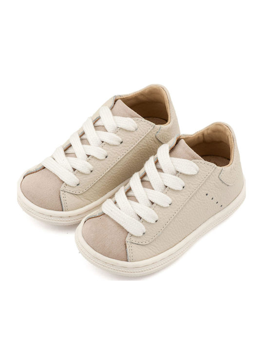 Babywalker Βαπτιστικά Δερμάτινα Sneakers Εκρού