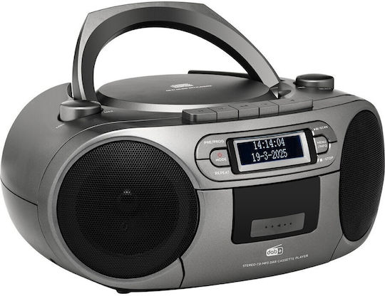 Ecg Cdr 990 Dab Sistem Audio 2 X 2 W Rms Radio Fm Usb CD Player MP3 Casetofon Gri