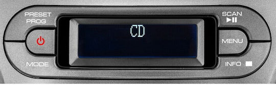 Ecg Cdr 990 Dab Sistem Audio 2 X 2 W Rms Radio Fm Usb CD Player MP3 Casetofon Gri