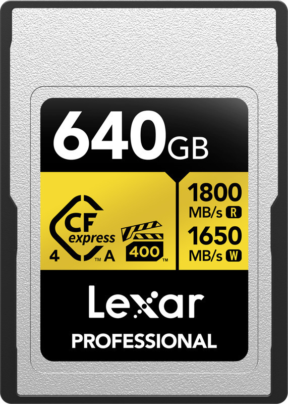 Card De Memorie Lexar Cfexpress 4.0 Pro Gold Vpg400 R1800/w1650