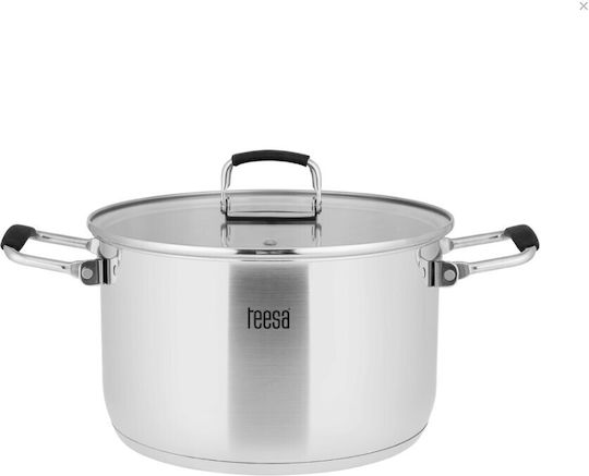 Teesa Cook Prime Σετ Κατσαρόλες από Ανοξείδωτο Ατσάλι 3τμχ