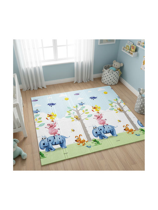 Aktivitätsmatte Grau 180x200cm Dicke 15mm