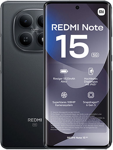 Xiaomi Redmi Note 15 NFC 5G Dual SIM (6GB/128GB) Black