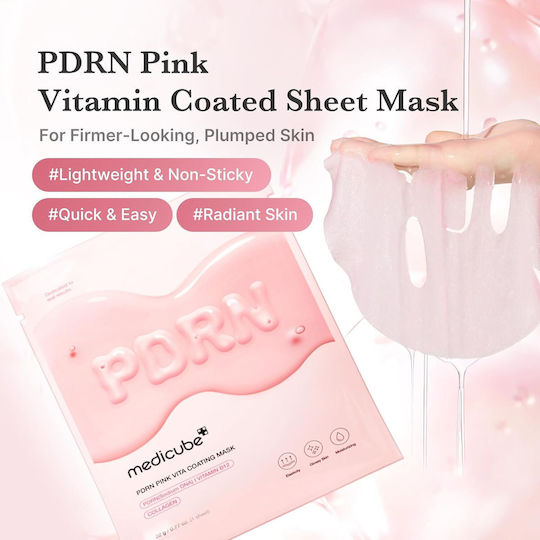 Medicube Pdrn Pink Vita Coating Jelly Mask 22gr